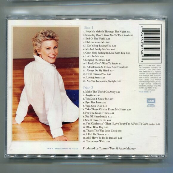 2002 Anne Murray "Country Croonin'" 2 CD Set - Picture 2 of 2